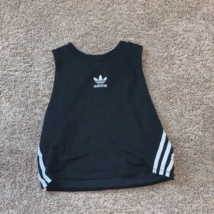 adidas crop top tank